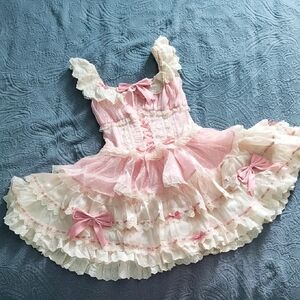 Pink And Cream Sweet Lolita Dress